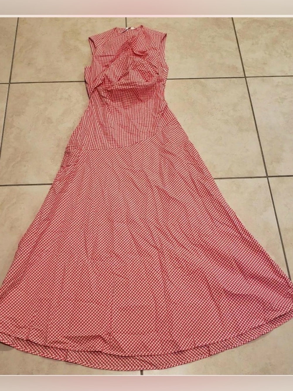 Commense Gingham midi dress - Picture 2 of 7
